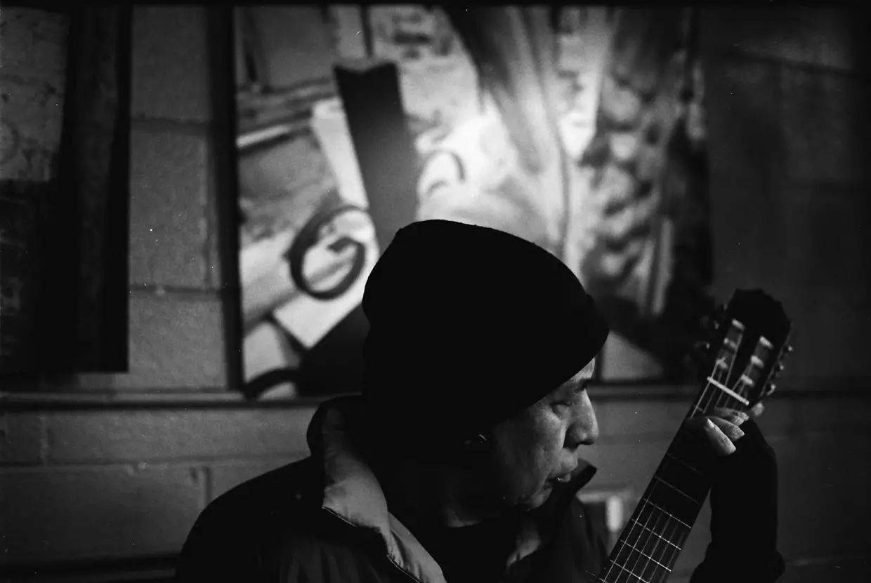 portrait of jorge in san francisco (mission) on ilford hp5 plus 400 by freelance photographer mark l chaves